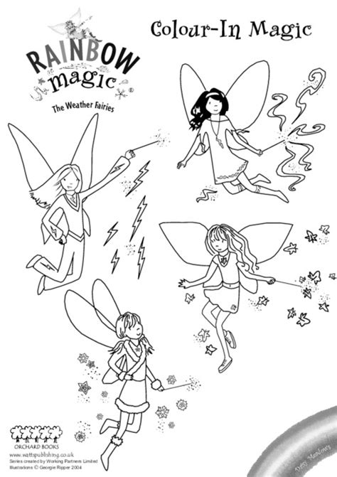 Discover the power of imagination with rainbow magic fairies coloring pages